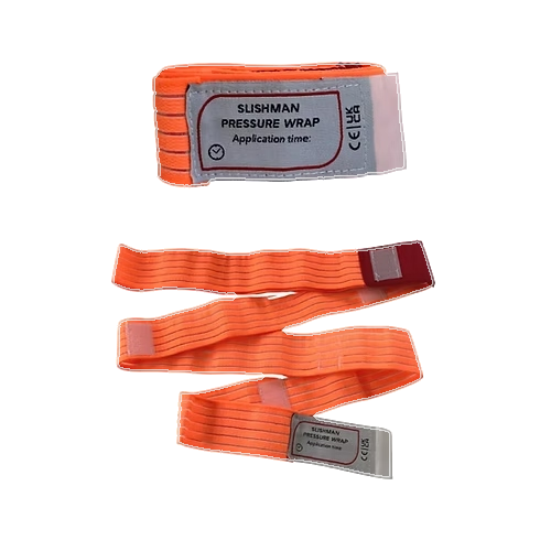 Slishman Pressure Wrap — orange compression wrap